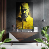 Heisenberg Brushed Aluminum Dibond Wall Art.